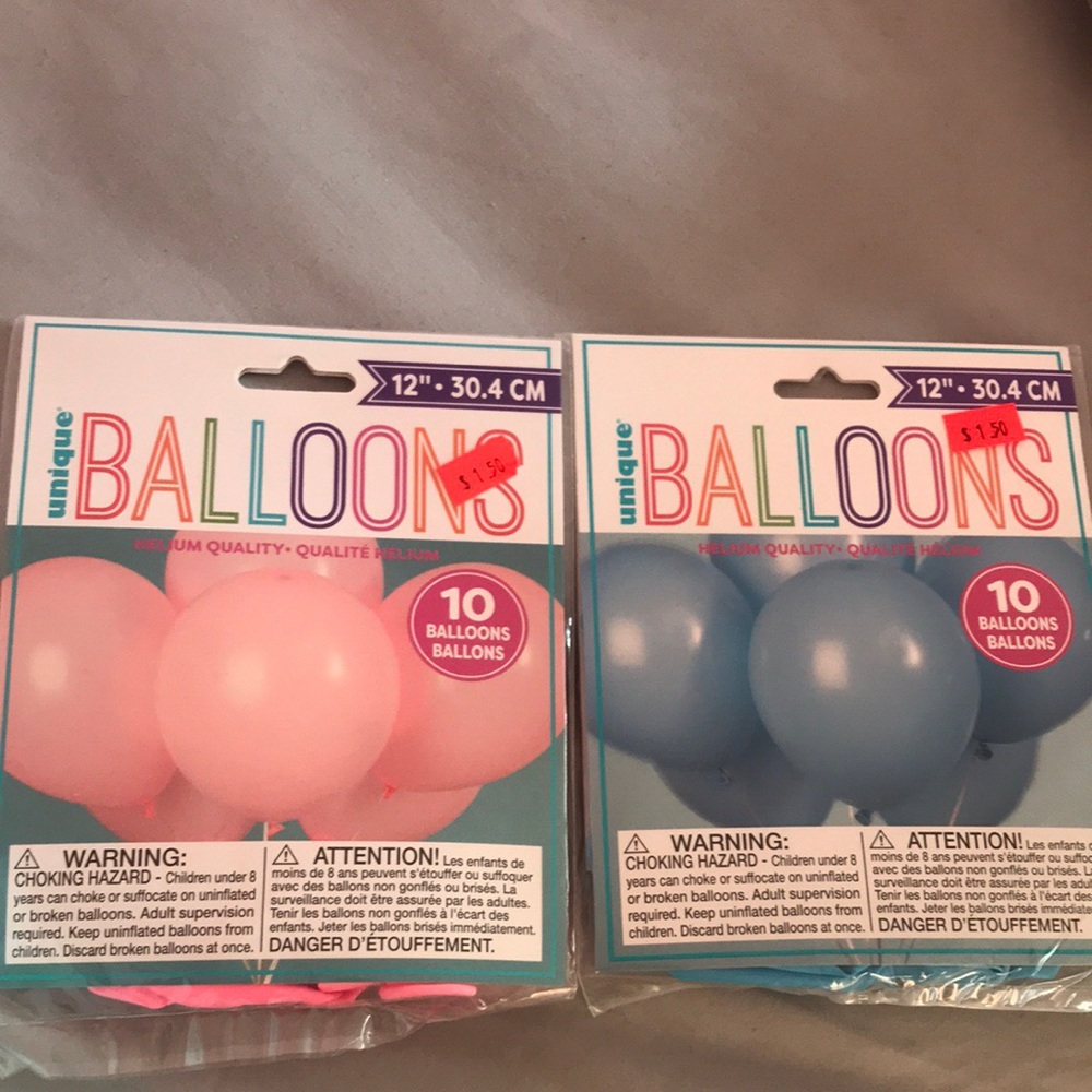 Gender Reveal Party Bundle Blue & Pink